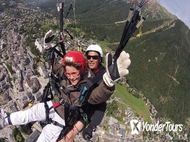 Paragliding Tandem Flight over the Alps in Chamonix