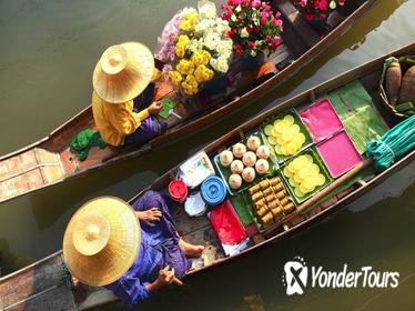 Private Tour: Damnoen Saduak Floating Market and Bangkok City Temples